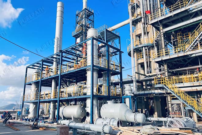 Waste oil to base oil refinery in Middle East