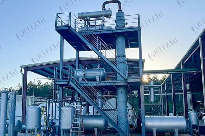 Ultrasonic assisted desulfurization plant